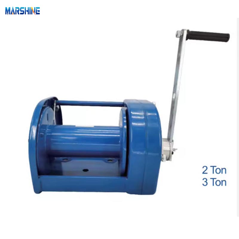 2T Hand Wire Rope Cable Winch