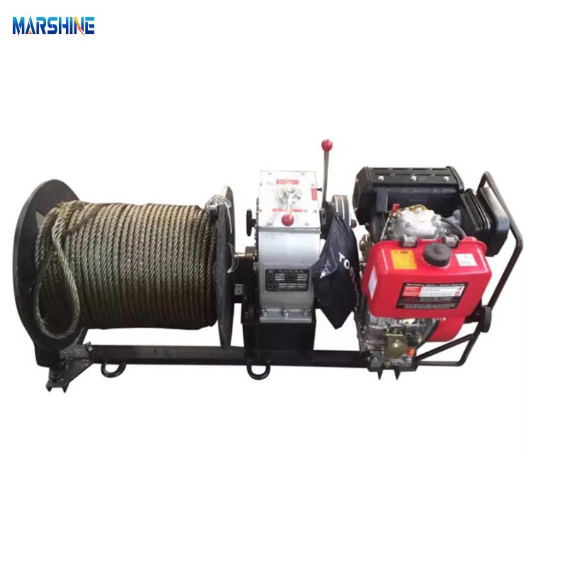 3T Engine Powered Diesel Cable Winch