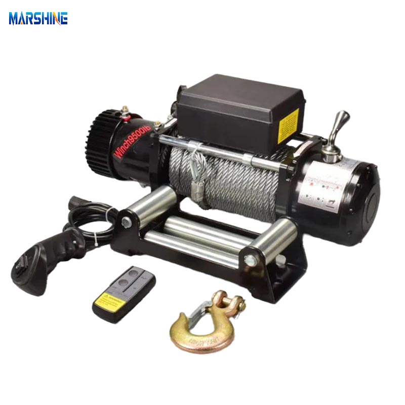 9500lbs Electric Powered 12V/24V Cable Pulling Winch