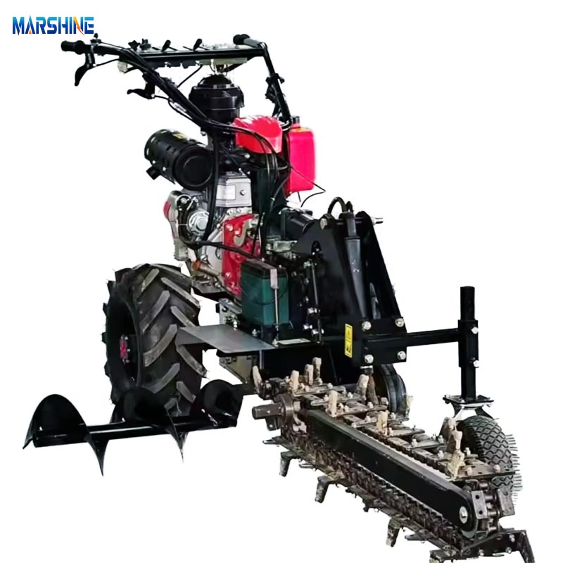 Diesel Powered Cable Trench Machine Cable Installer Hand Held Cable Burying Tool