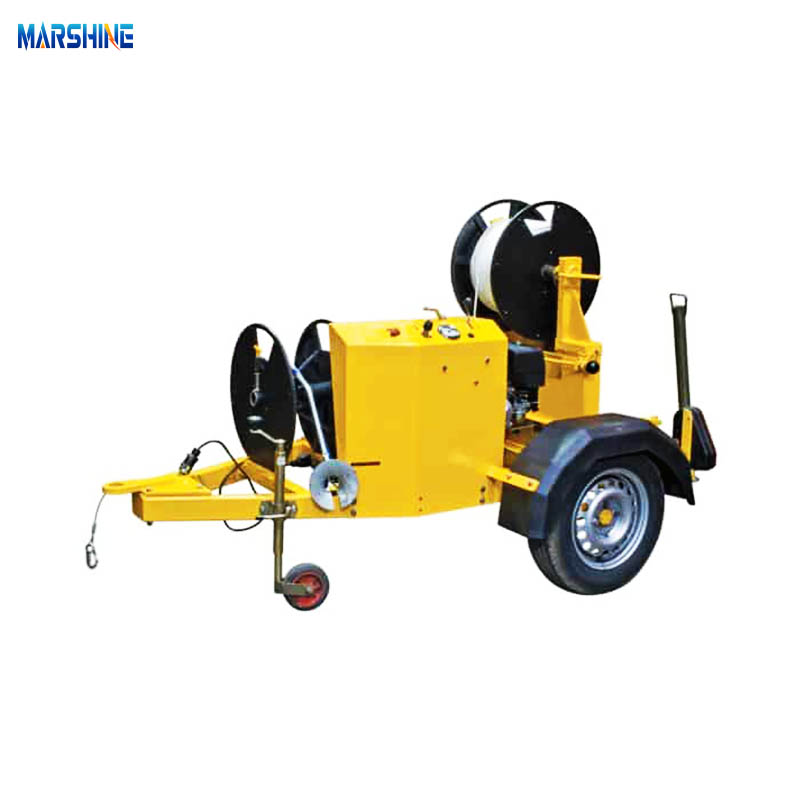 Gasoline Powered Hydraulic ABC Cable Pulling Winch Machine