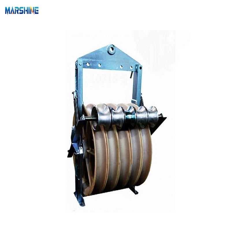 Grounding Roller Fiber Optic Stringing Block