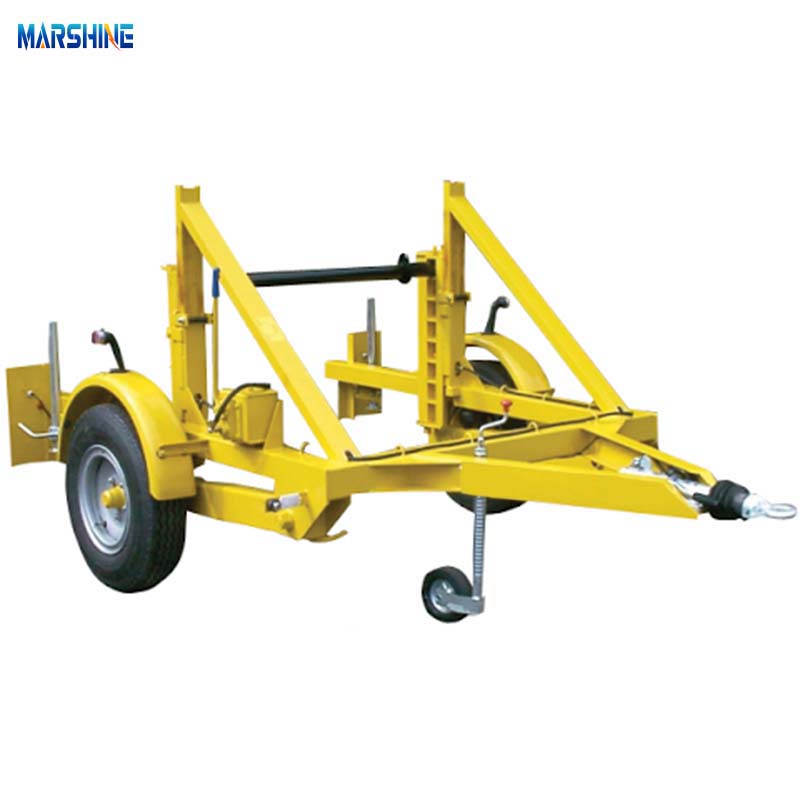 Hydraulic Lifting Style MAR-CD-60 Single Axle Cable Drum Trailer