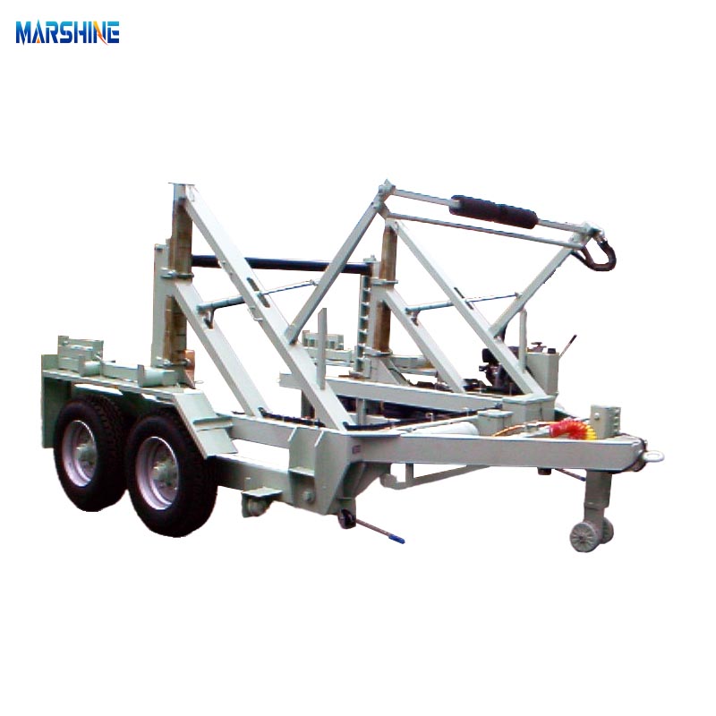 Hydraulic Operated Twin Axle MAR-CD-500 Cable Drum Trailer