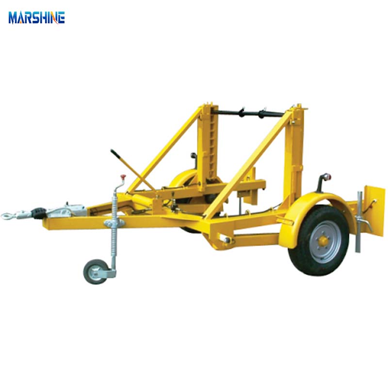 Hydraulic System Trailer Machine MAR-CD-40 Cable Drum Trailer