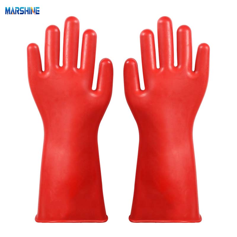 Insulating Protective Rubber Electrician Gloves