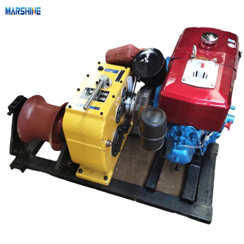 Light Duty 3T/5T Diesel Cable Pulling Winch Machine
