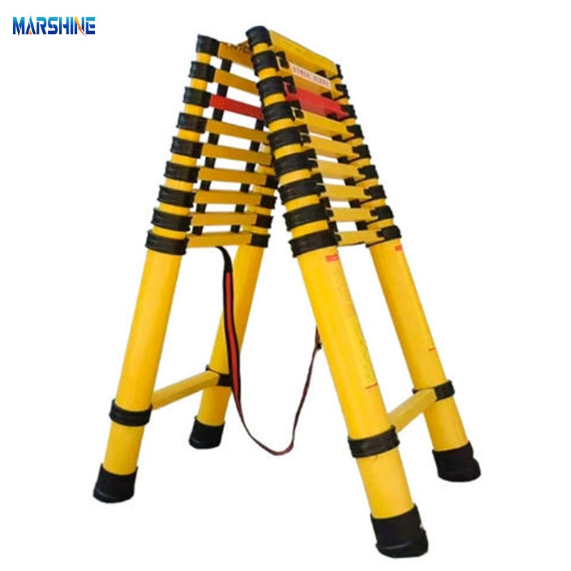 Lightweight Fiber Glass Extension Ladder Telescopic Ladder