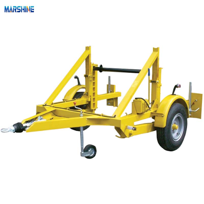 MAR-CD-70 Single Axle Hydraulic Cable Drum Trailer