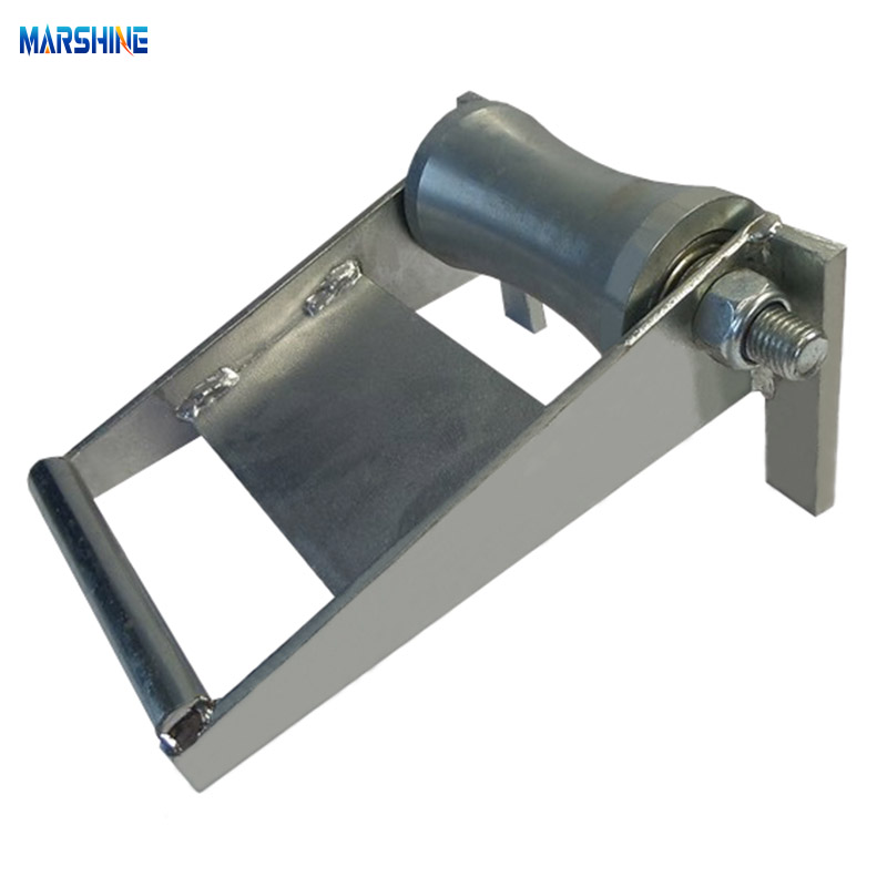 MAR-RR-5 Bevel Angle Style Rope Guiding Roller Zinc Plated