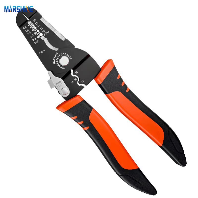 Multifunctional wire stripping pliers
