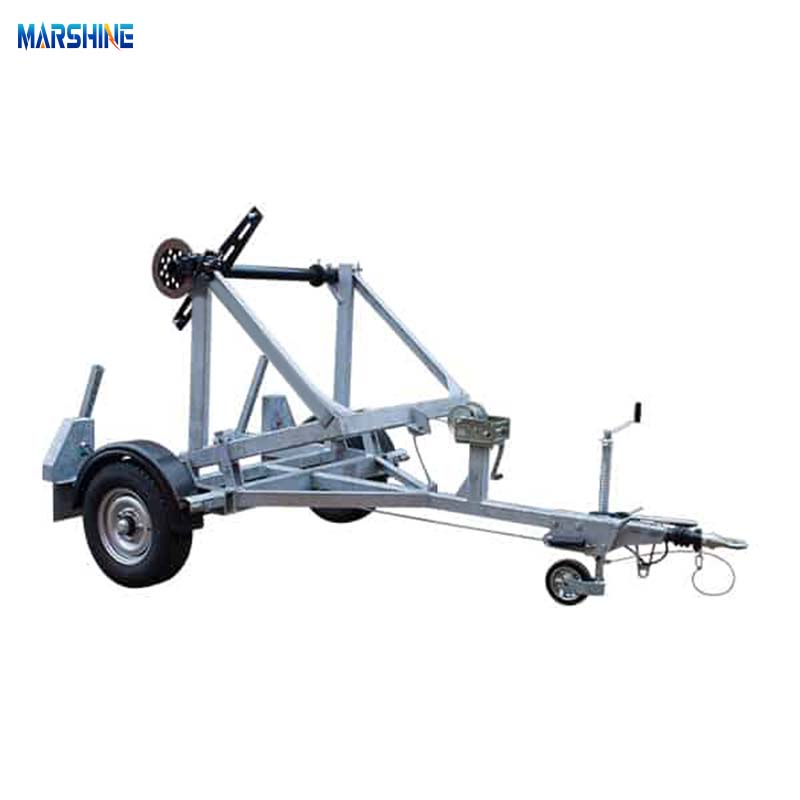 MWT-11 Tiling Cable Drum Trailer For ABC Cable