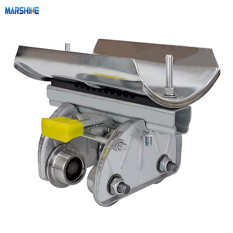 Overhead C Track Rail I Beam Suspension pulley Cable Stringing Block