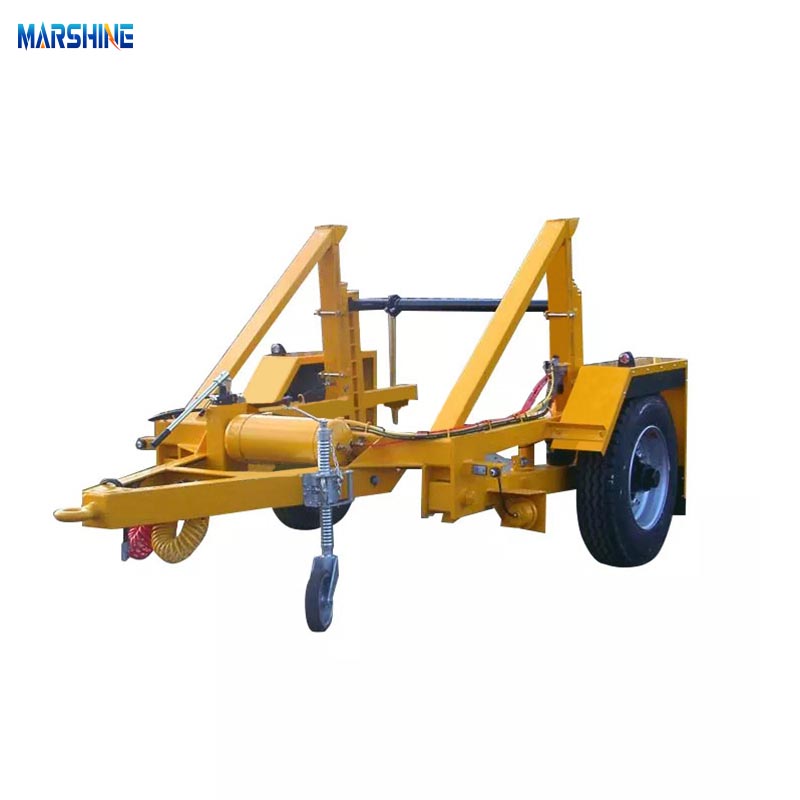 Single Axle Hydraulic Support MAR-CD-130 Cable Drum Trailer