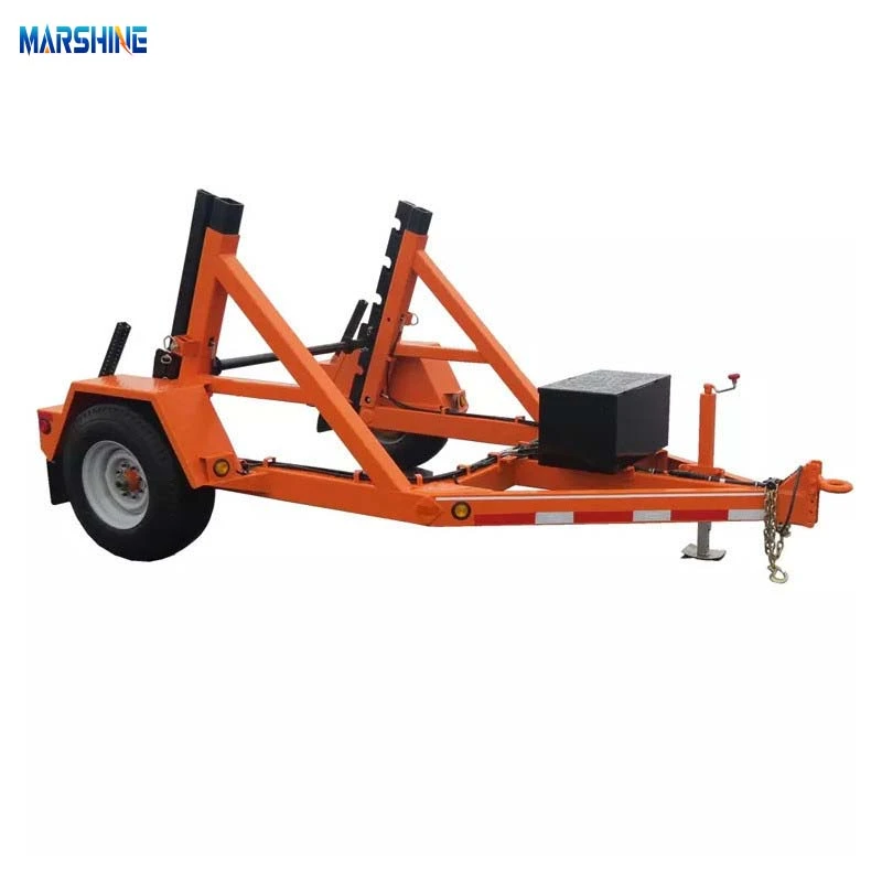 Steel Cable Reel Cable Drum Trailer